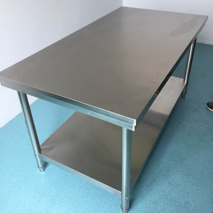 304加厚不锈钢工作台家用商用厨房和面揉面桌柜多功能切菜操作台|undefined