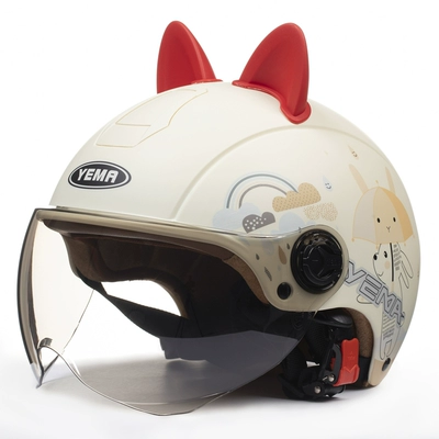 Certified Winter Warm Men's and: Motosiklet dəbilqələri - one-size-fits-all-matt-rabbit-red-ear-w-comes-with-warm-ear-protection-removable