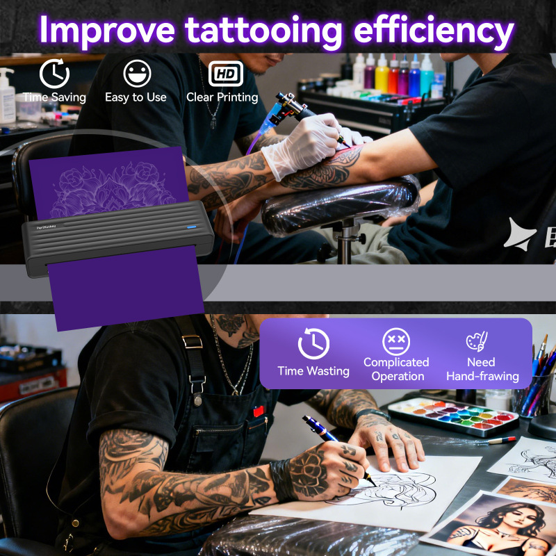 Peripage Tattoo Printer P93 Tattoo Transfer Machine Cross-Border DIY Tattoo Machine Tattoo Printer