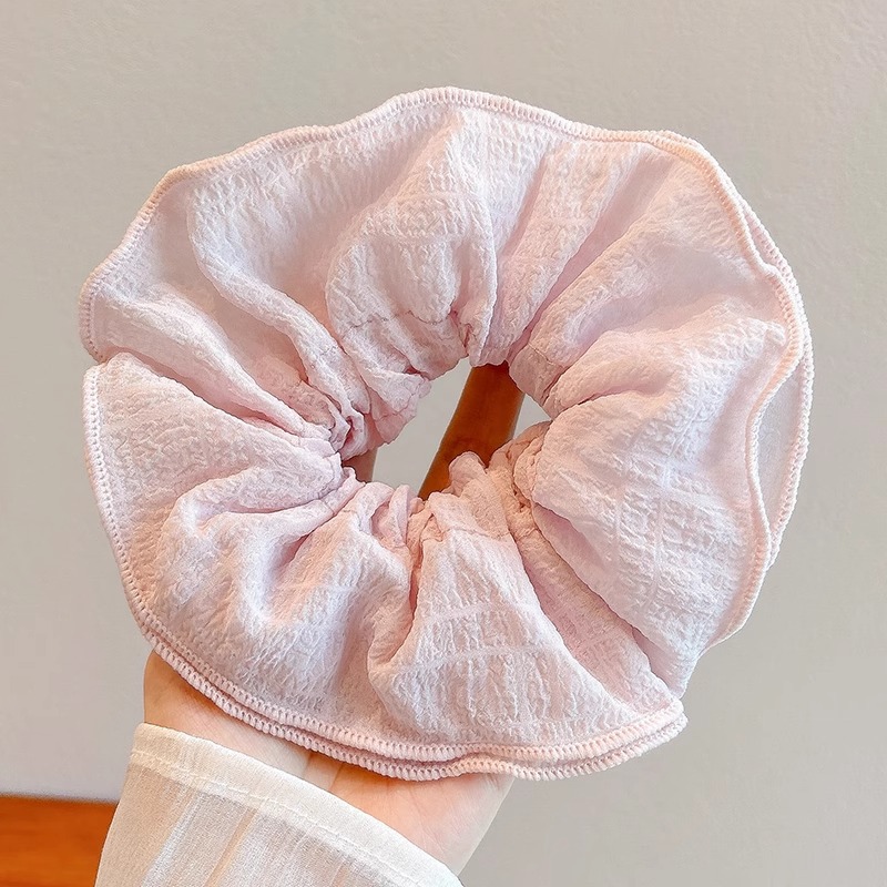 Colección de anillo de cabello lindo de intestino grande de verano de cola de caballo de cabeza de cuerda de flor de cabeza de niña universitaria estilo de alto valor de belleza joyería de cabello