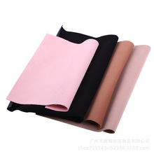 厂家直销PU拉米仿棉绒 / 仿羊绒0.9mm人造革鞋料沙发箱包手袋皮料