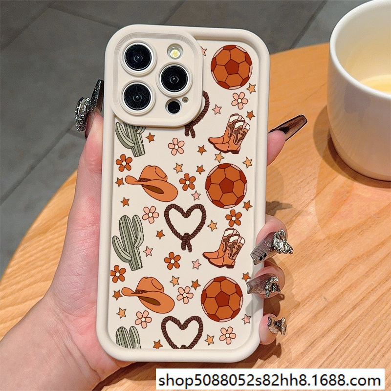 Western Cowboy Boots and Hats Are Suitable for Iphone12/11Promax Apple 13/14/15/16Promax Mobile Phone Cases