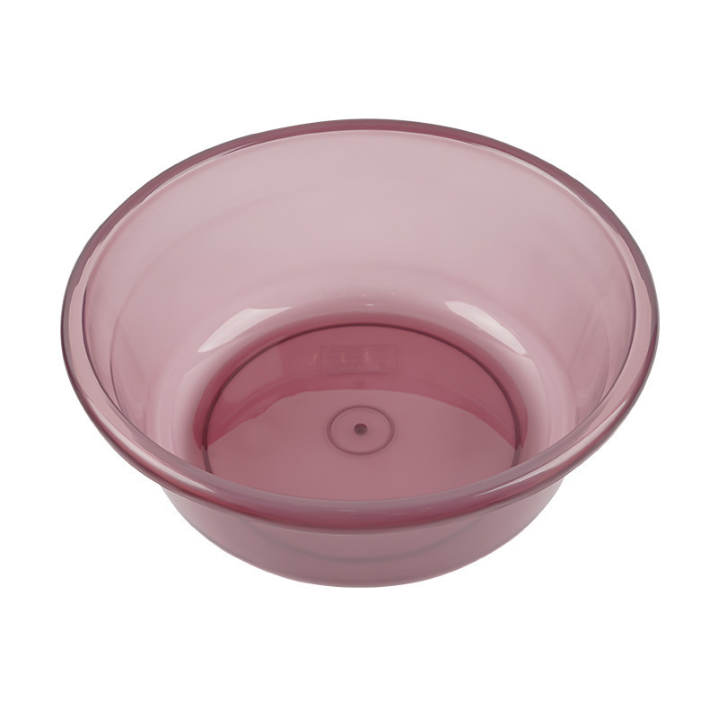 厚みのある透明な洗面器家庭用プラスチック洗濯洗面器女子学生寮洗面器大小耐久性のある洗面器|undefined