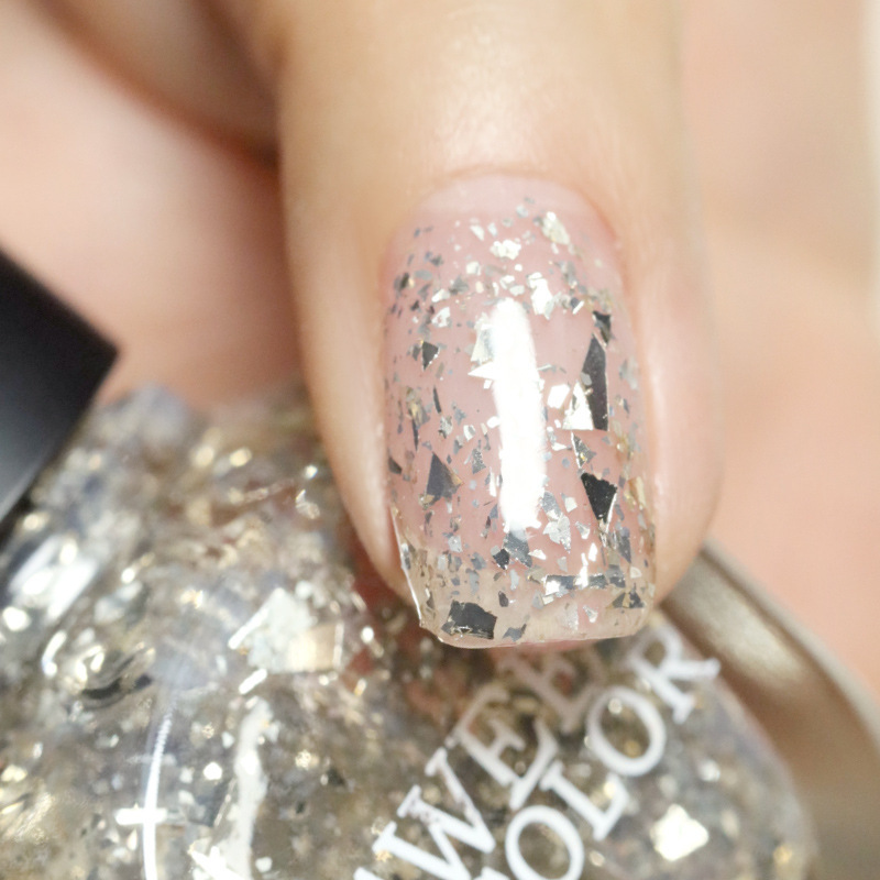 Sweet Color Nail Polish with Translucent Gold Glitter, No-Bake, Water-Based, Odorless, Quick-Drying, 2026 New Spring/Summer Model, Brightens Skin Tone Sweet Color Nail Polish with Translucent Gold Glitter, No-Bake, Water-Based, Odorless, Quick-Drying, 2026 New Spring/Summer Model, Brightens Skin Tone