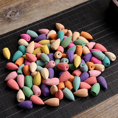 厂家直供倒流香粒混合花香 透明袋装室内熏香塔香观烟数量可定 制|ru