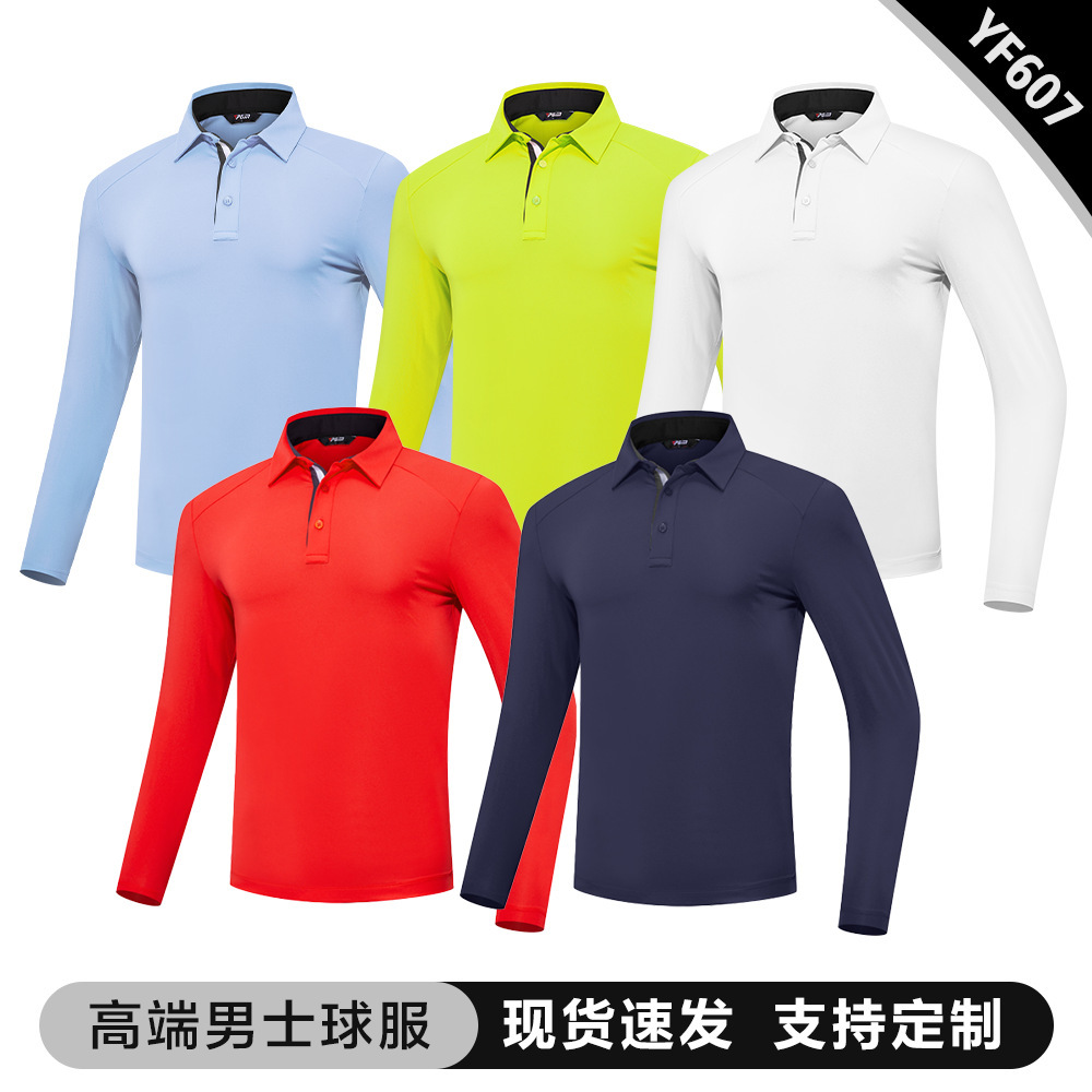 Golf Team Clothing, Minimum Order of 10 Pieces, 48-Hour Delivery, No Logo Fee, Men's Clothing, Long-Sleeved T-Shirts, Women's Clothing