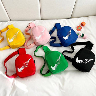 Fashionable Brand Kidsren's Chest Bag Kindergarten Boys and Girls Shoulder Crossbody Bag Western Style Waist Bag Travel Coin Purse Bag Wholesale