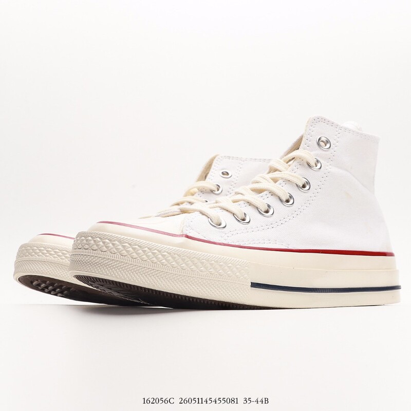 Converse 1970S Classic White High-Top Canvas Shoes for Women, Versatile Trendy Vulcanized Shoes, Student Sneakers, Dropshipping Available