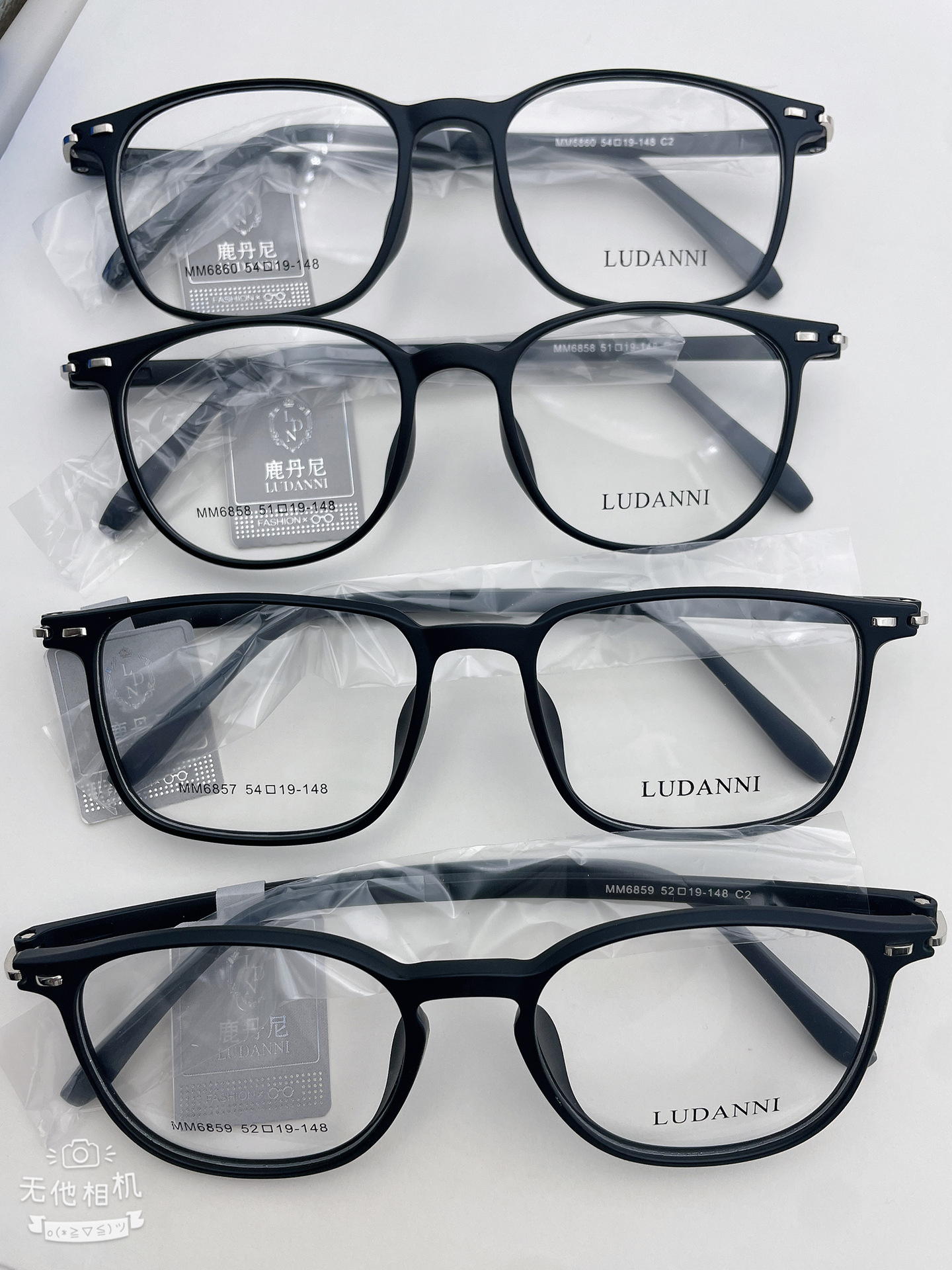 複数の超軽量TR90フレーム金属大学入試メガネフレームの黒い男性モデルは近視に合うことができます。