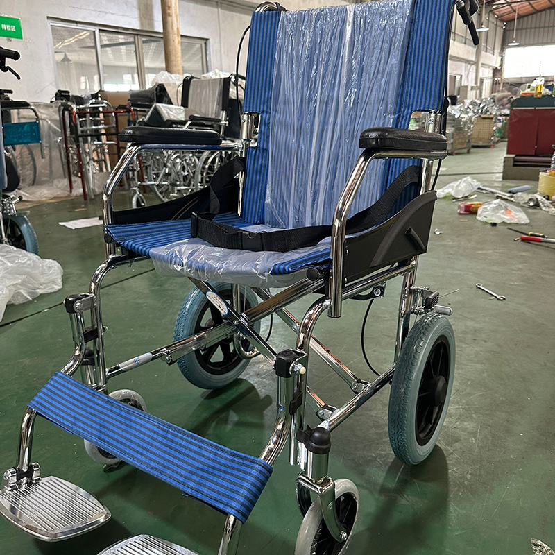 Ancheng silla de ruedas manual de autoayuda silla de ruedas plegable ligera portátil para personas con discapacidad manual caminante fabricantes de cochecito