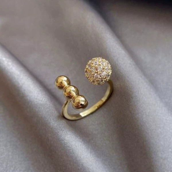 Серебристый (бусина, циркон)