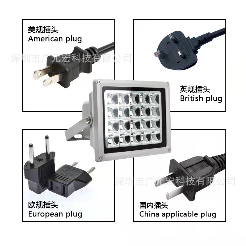 UV固化燈LED大功率紫外線365/395nm曬版無影膠投光燈光療機3D膠烤