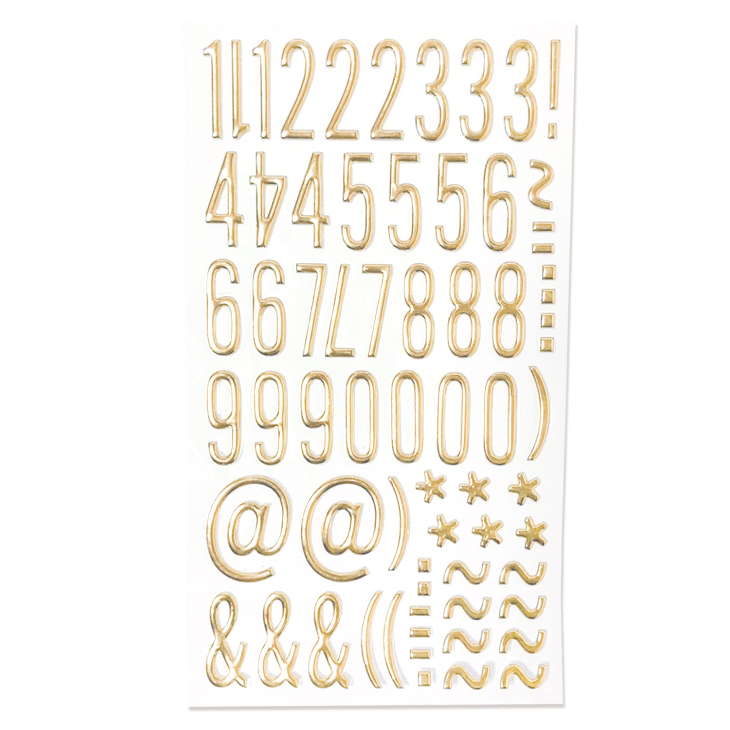 跨境3D立体烫金英文字母泡泡贴DIY手账配件批发金属立体粘贴
