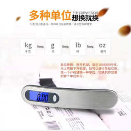 跨境手提秤钓鱼秤挂钩专用便携式电子秤小巧小型快递秤批发家用秤