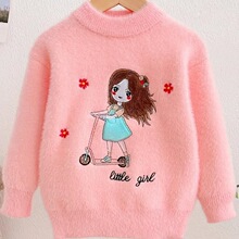 A 51473 Cartoon Knitted Sweater for Girls ��ͨͯװë��