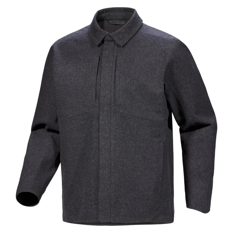 New autumn and winter softshell jacket for men, featuring a business casual style, a lapel collar, a wool blend, and a fleece-lined, thickened outer layer New autumn and winter softshell jacket for men, featuring a business casual style, a lapel collar, a wool blend, and a fleece-lined, thickened outer layer