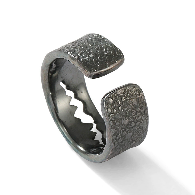 Мужское genuine дизайн ретро кольцо, серебря bracelet ручной работы, на указательном пальце