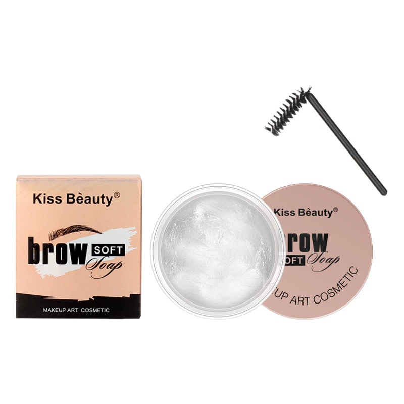 Kissbeauty дикий крем для формирования бровей трансграничный wisheba Внешняя торговля бесцветное мыло для бровей eyebrowsoap