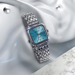 Square women's lightweight luxury niche high-end 2022 new minimalist temperament student Instagram-style small ladies' watch