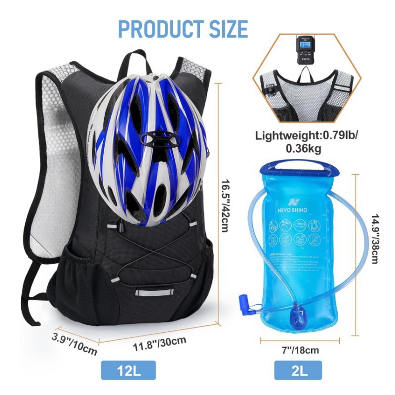 Nuevas mochilas transfronterizas para montar bicicletas de cross-country para hombres y mujeres bolsas de casco de hombro bolsas de senderismo ligeras al aire libre