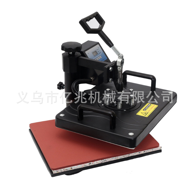 29 * 38 multifuncional máquina de transferencia térmica impresión de ropa pequeña máquina de marcado de perforación en caliente agitando la cabeza de la máquina de fijación de pintura