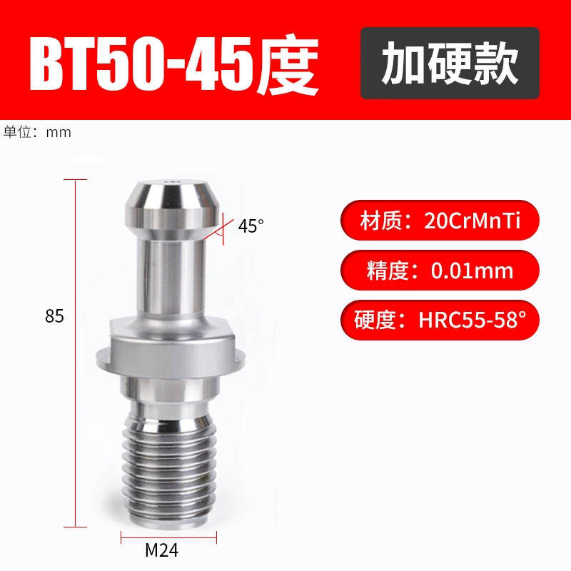 CNC рукоятка фрезерного станка BT30 BT40 BT50: высшая точность, выемка отверстий из воды и вытяжка внутреннего холодного гвоздя 45° 60° 90°
