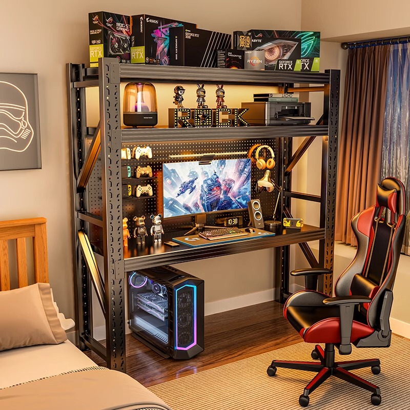 Computer Desk Desktop Simple Shelf E-Sports Table DIY Multi-Layer Storage Rack Storage Rack Home Desk Storage Rack