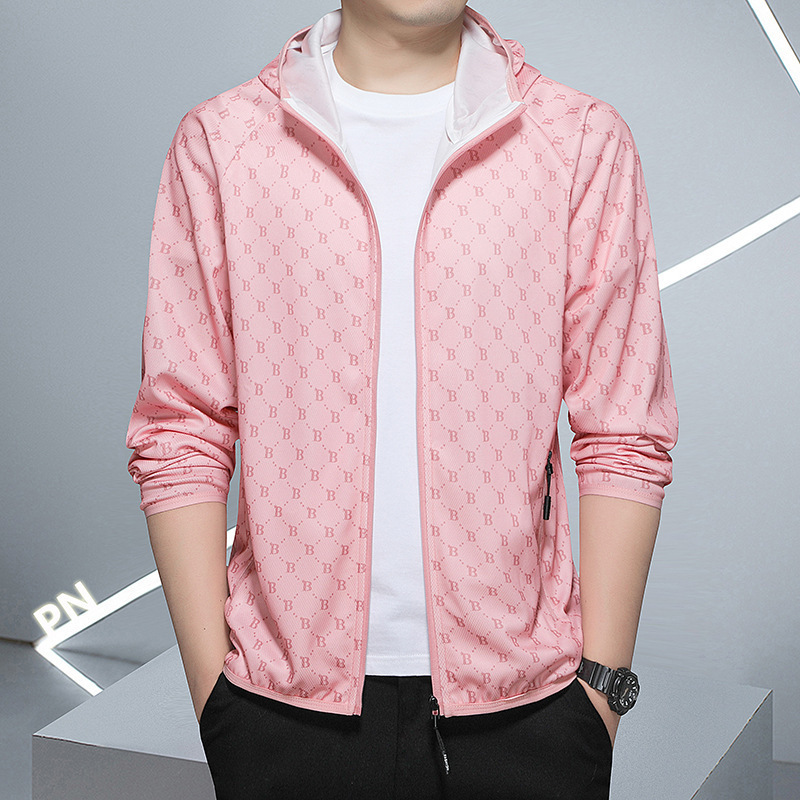 Sunscreen clothing for men and women ultra-thin breathable anti-ultraviolet couple outdoor sports skin clothing jacket jacket tide summer_voghion.com