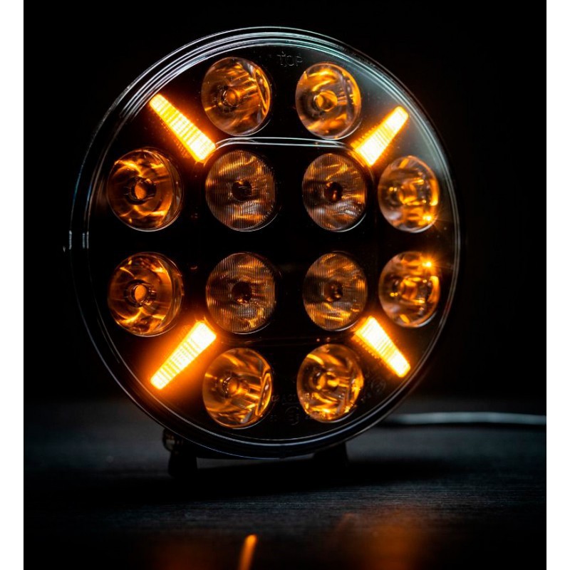 Cross-Border Supply of 9inch Round Off-Road Vehicle Lights, Modified 120W Work Lights, Ouka Spotlights, Excavator Inspection Lights