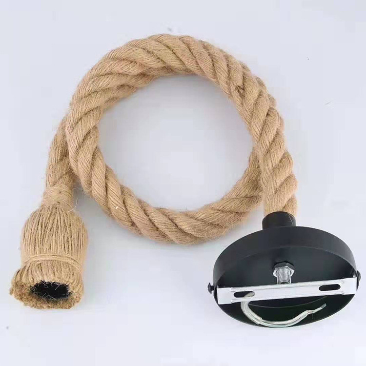 Cuerda de cáñamo araña vintage estilo industrial Bar Café restaurante Tienda Ropa Americana creativa nostálgica personalizada lámparas decorativas