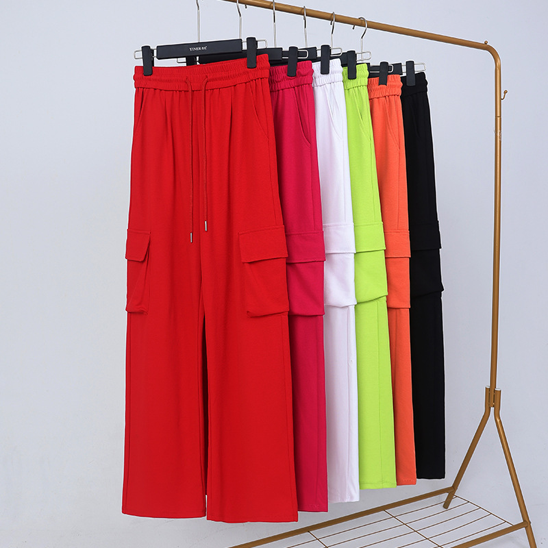 2024 Autumn New Half-Zip Long Sleeve Square Dance Slim Fit Sports Clothing Women's Ready Stock Pants