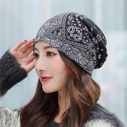 Seasonal Postpartum Moon Cap Chemotherapy Hat Ultra-Thin Scarf Women Sun Protection Head Scarf Indoor Bald Sleep Hat Pregnant Spring and Autumn Season