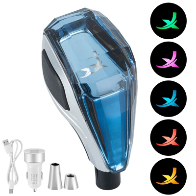 Toyota models, automatic crystal gear, Cab and accessories - lexus-x-badge-side-cut-blue-crystal