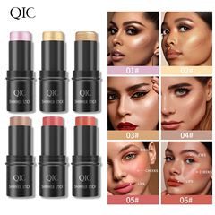 QIC Blush Highlight Contour Stick Multi-Function Makeup Stick Side Light Highlight Stick Shadow Stick Blush Stick Western Cosmetics