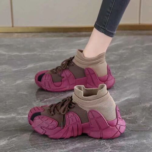 Hollywood Sneaker 2025 New Summer Dad's Lightweight Air-Weave Elastic Breathable Slippers