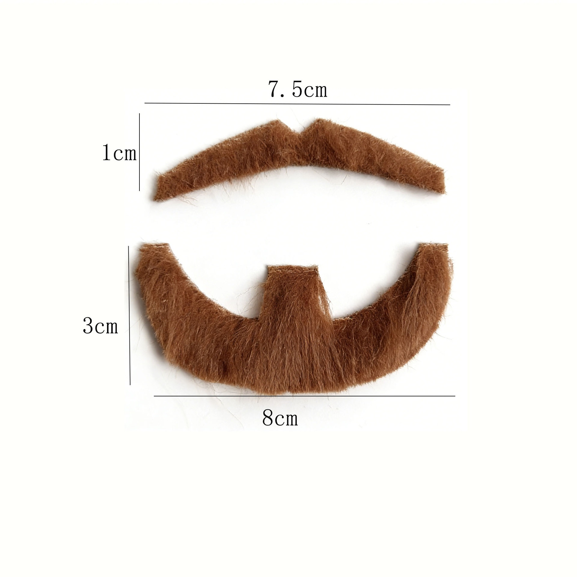 Transfronterizos barba falsa Halloween simulación autoadhesiva barba fiesta cosplay barba multicolor opcional