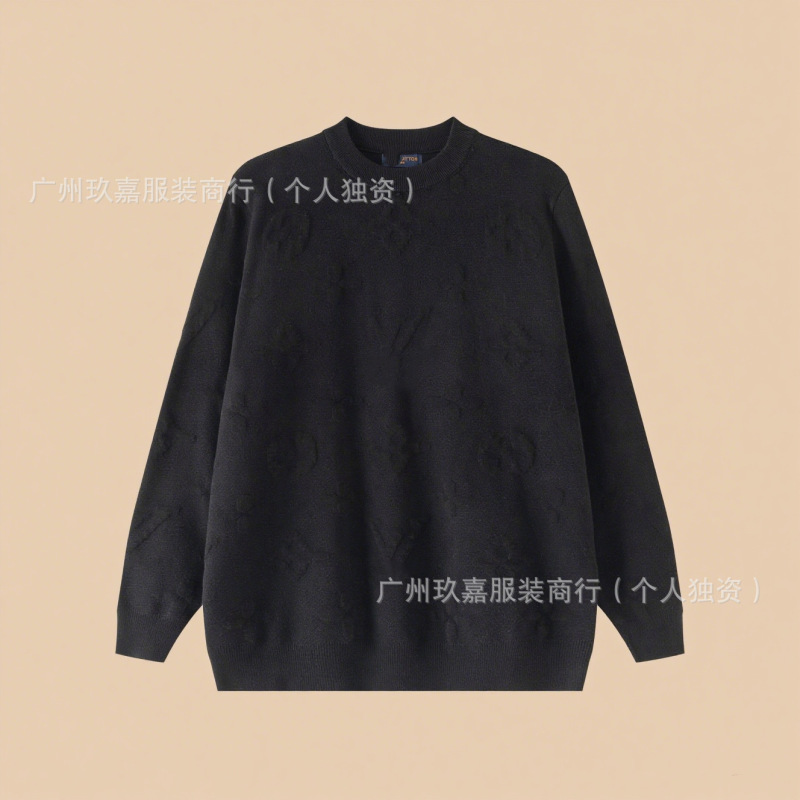 跨境.正确版.驴家.G家.迪家25新款嵌花提花针织毛衣(高品）|undefined