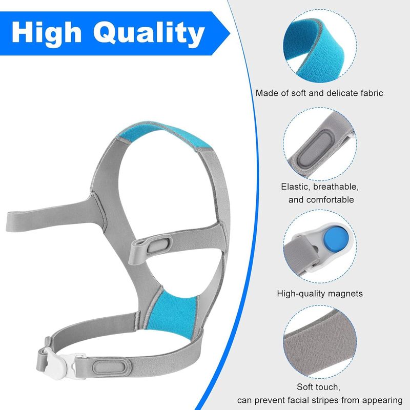 ResMed 人工呼吸器 F20 ヘッドバンド CPAP アクセサリー N20 マスクストラップメーカー直販に適しています|undefined