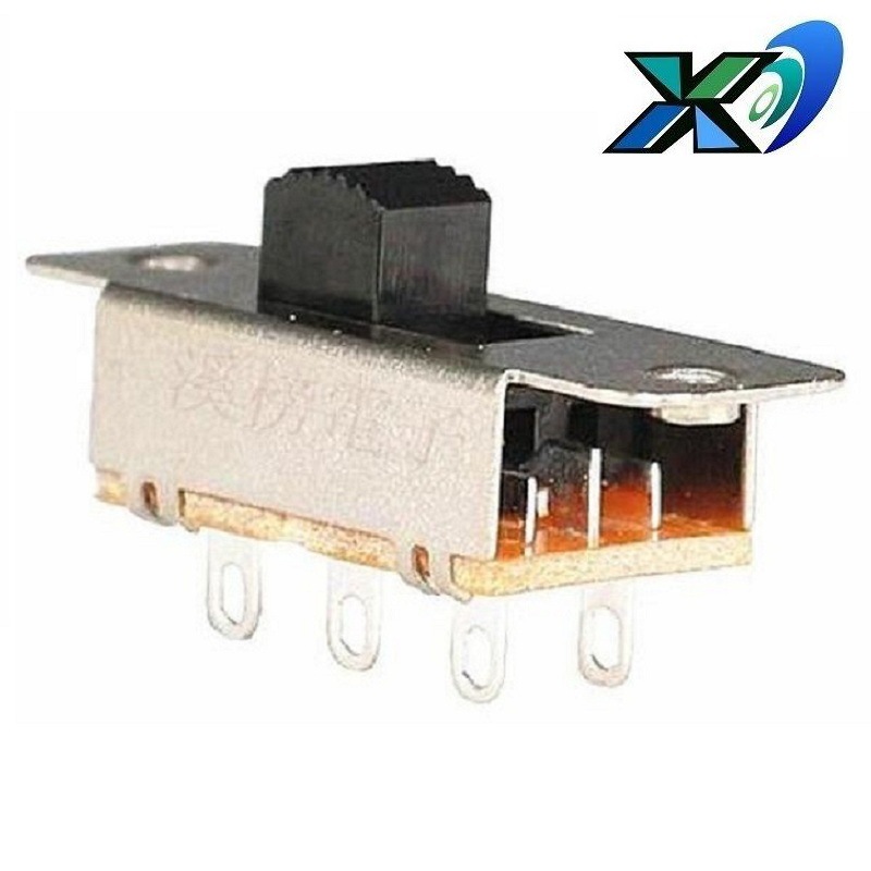 2档滑动开关大电流 大电流2段滑动开关六脚 大电流2位拨动开关6脚