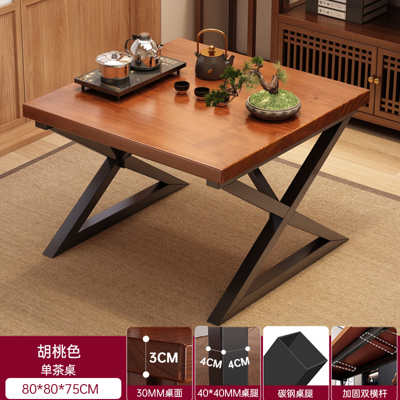Nueva mesa de té china balcón pequeña casa sala de estar mesa de té 2025 nueva mesa de té de oficina pequeña mesa de té
