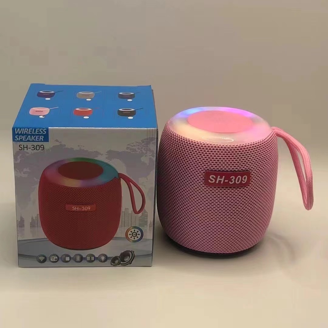 Fábrica transfronteriza SH-309 altavoz Bluetooth portátil mini audio de subwoofer para el hogar tarjeta de interior audio para el hogar