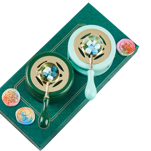 Retro fire paint seal special wax melting spoon creative metal spoon fire paint wax heating tool same day delivery