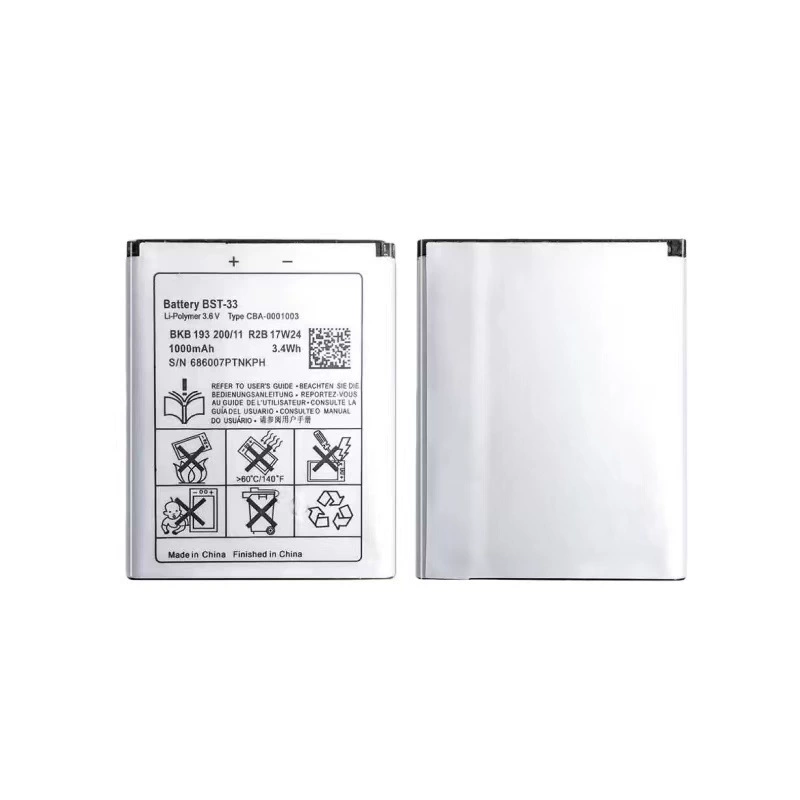 Аккумулятор для Sony Ericsson W595C, совместимый с U1i U10 K800 K790 BST-33, большая литиевая батарея для мобильного телефона