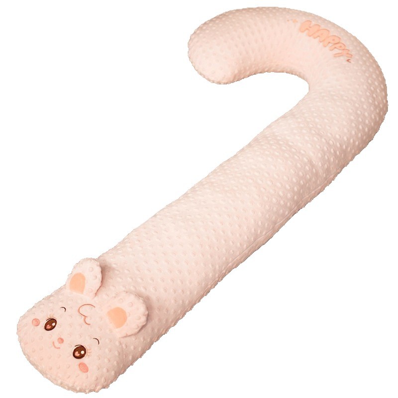 A clase madre y bebé almohada de seda de hielo almohada de cama embarazada almohada de pierna conejo muñeca dormitorio cabecera de cama gran almohada de verano