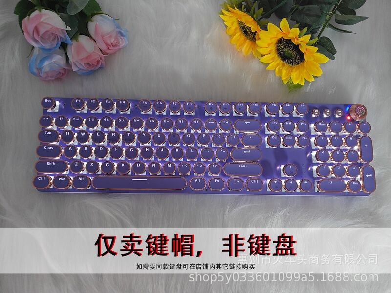 パンクキーキャップ、フランス語、韓国語、ロシア語、スペイン語、タイ語、台湾語、表音語、メカニカルキーボード、ラウンドキーキャップ|undefined