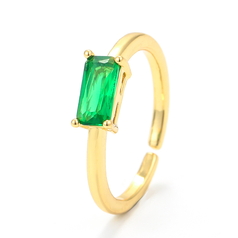 2g Weight Copper Plating Geometric Zircon