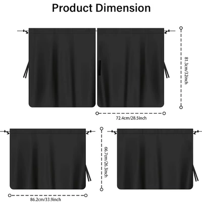sunshade curtain, rear privacy curtain, Car curtains