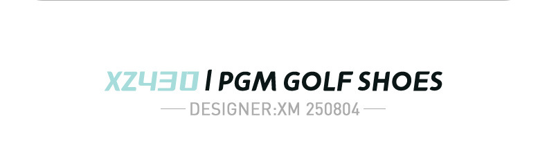 Giày golf PGM nữ lỗ thông gió mùa hè đế bắp rang tăng chiều cao — Kem muối biển-[Lỗ thông gió tản nhiệt/Đế giữa bật lên/Giày chống trượt được cấp bằng sáng chế] XZ430, Kem đường bột-[Lỗ thông gió tản nhiệt/đế giữa bỏng ngô/gai chống trượt được cấp bằng sáng chế] XZ430 chi tiết 30