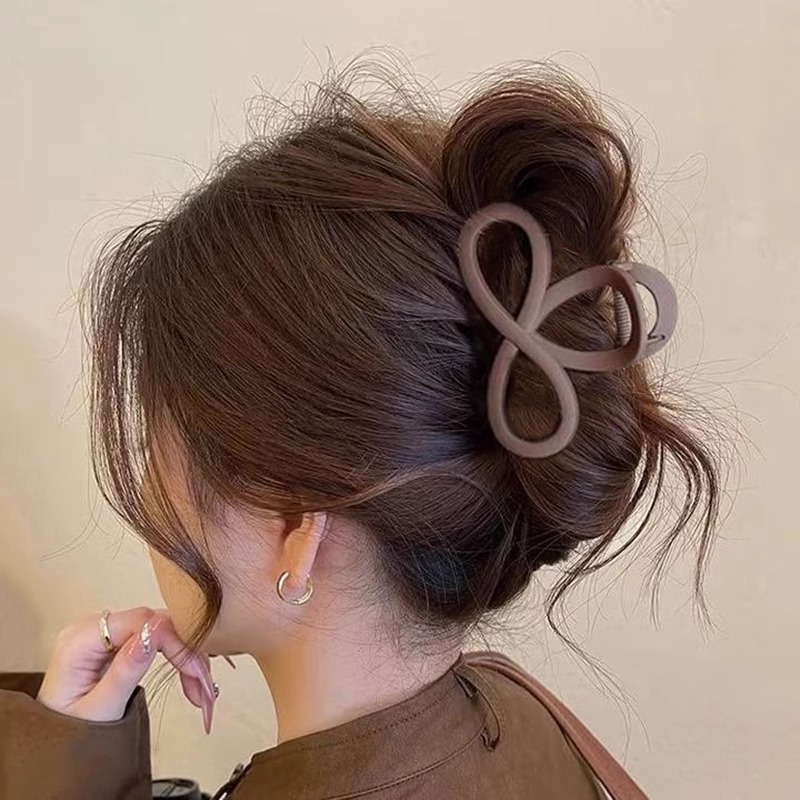 Rosa seca clip de cabello flores de cabello