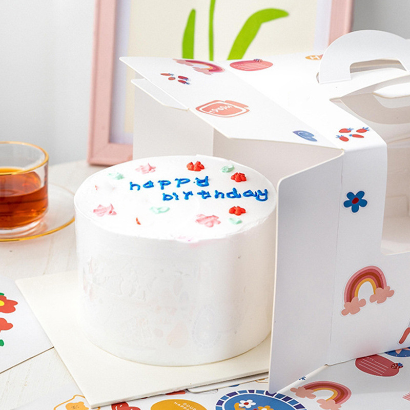 ネットレッドはかわいい透明な窓を開けた誕生日ケーキのタルト包装箱ムースの組み合わせをカスタマイズした|undefined